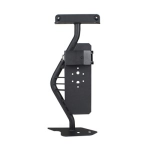 Jeep Wrangler JLU Jack Mount - Front - Go Rhino - Textured Black - `18-`24